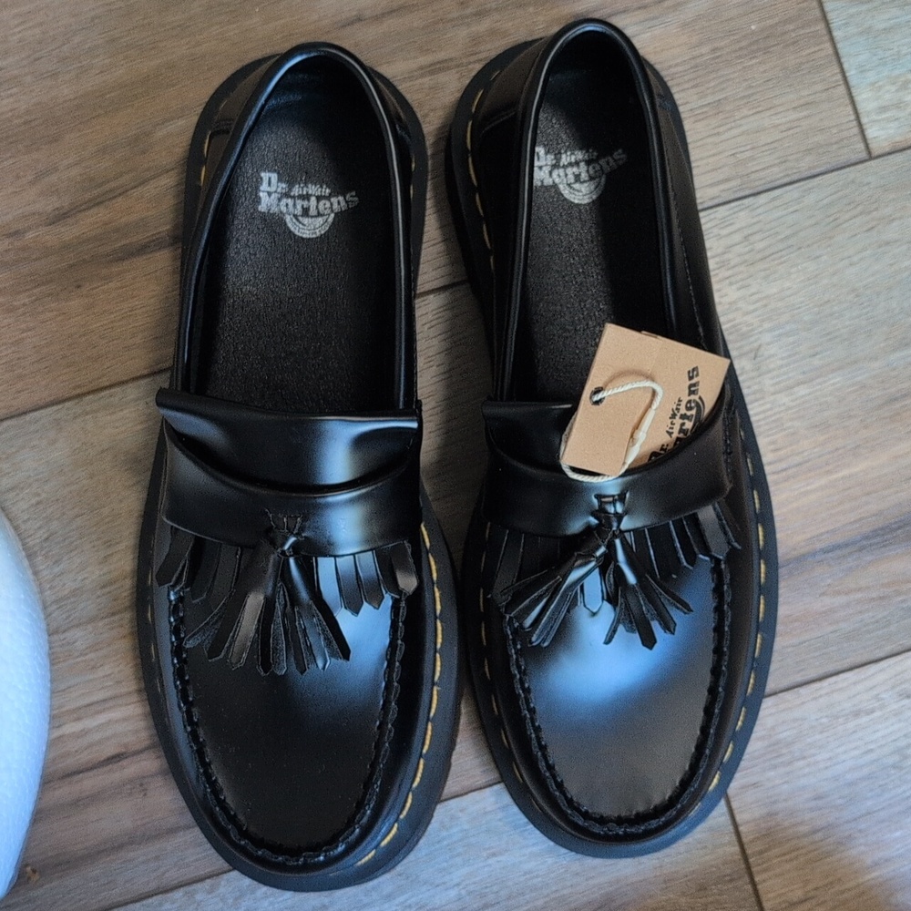 NWT Dr. Martens, Black, Adrian Loafer, Smooth Leather - Picture 10 of 13